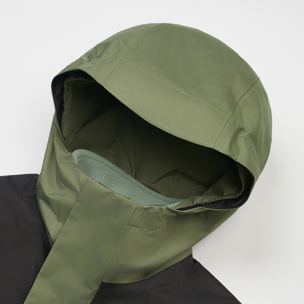 The North Face北面兒童綠色DryVent防水透氣抓絨內裡三合一外套｜8DXUD0L