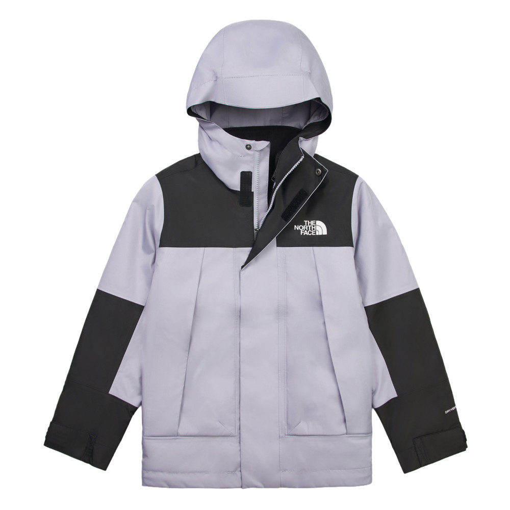 The North Face北面兒童紫色DryVent防水透氣抓絨內裡三合一外套｜8DXUD0P