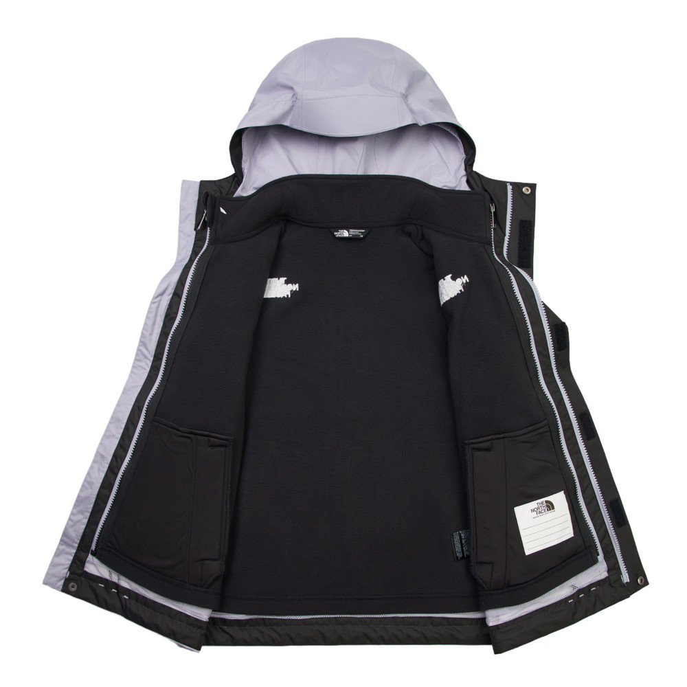 The North Face北面兒童紫色DryVent防水透氣抓絨內裡三合一外套｜8DXUD0P