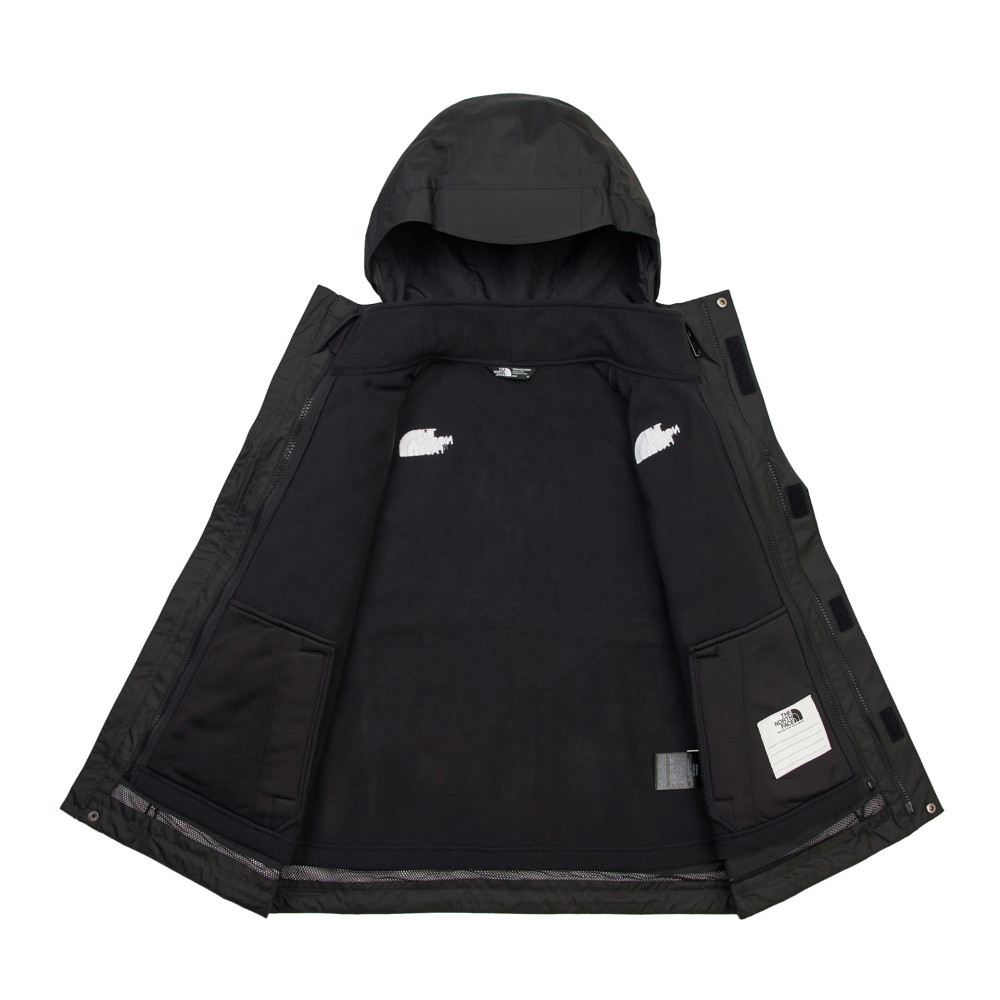 The North Face北面兒童黑色DryVent防水透氣抓絨內裡三合一外套｜8DXUKX7