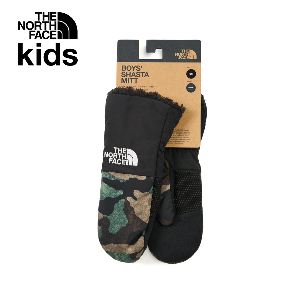 The North Face北面兒童黑色手套｜888PFIN