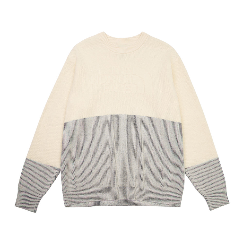 UE男款米色純棉舒適保暖毛衣｜8E5WEO6