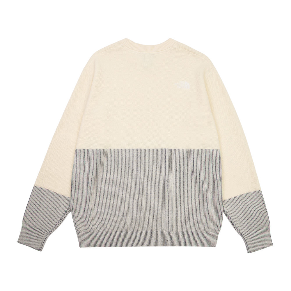 UE男款米色純棉舒適保暖毛衣｜8E5WEO6