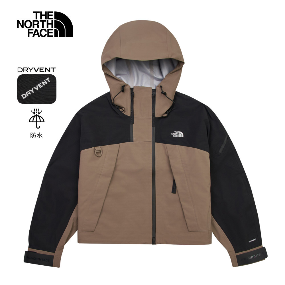 UE女款棕色DRYVENT防水衝鋒衣｜8CHXEB0