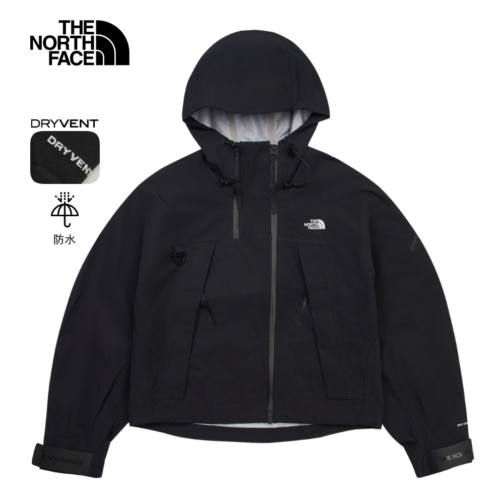 The North Face UE女款黑色DRYVENT防水衝鋒衣｜8CHXJK3｜防水外套－老快运
