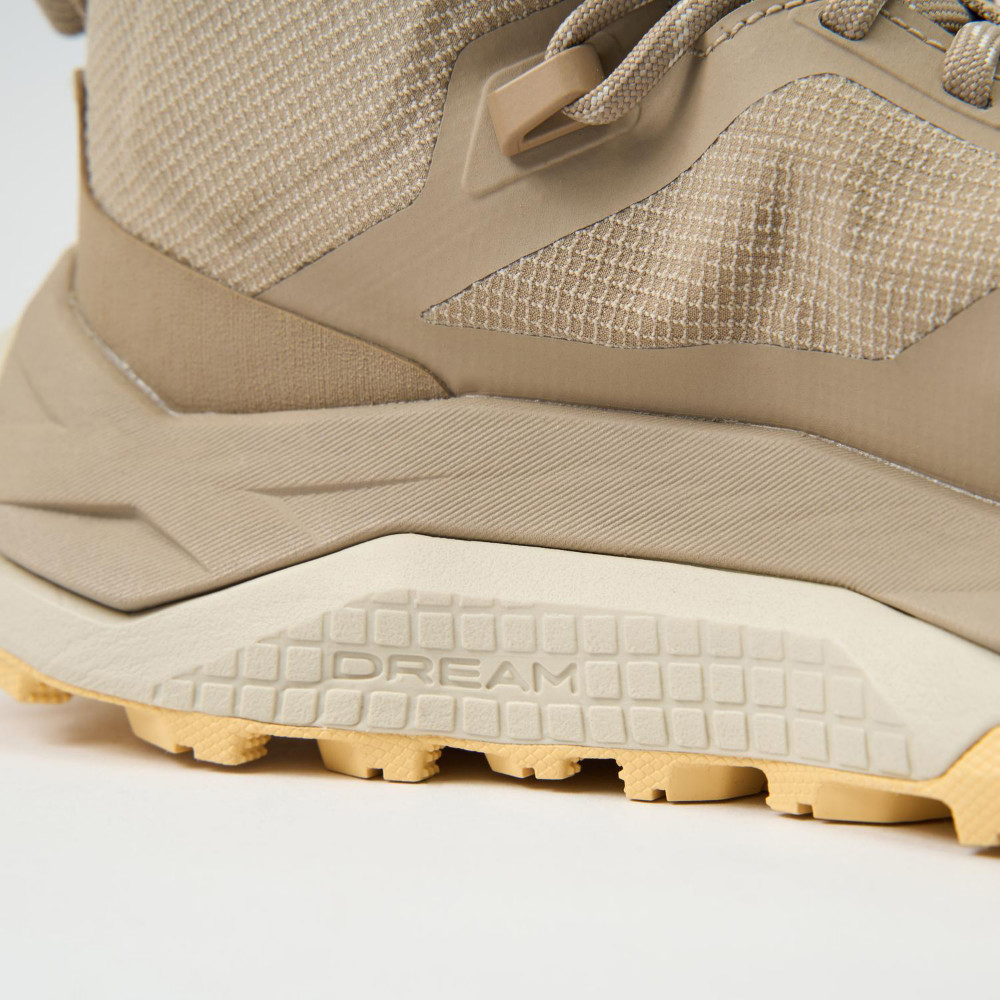 The North Face北面女款卡其色Gore-Tex防水透氣徒步鞋｜8D9WF67