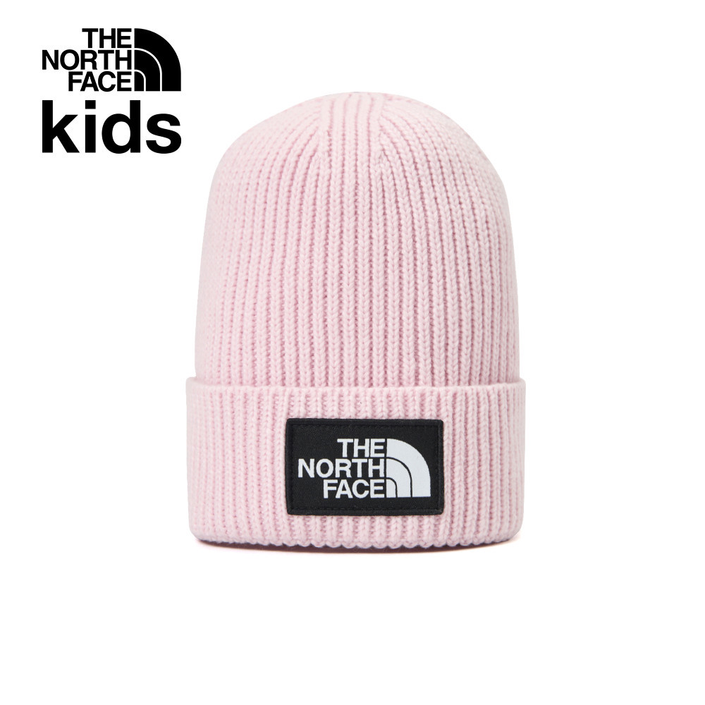The North Face北面兒童粉色舒適保暖毛帽｜8CGUBP6
