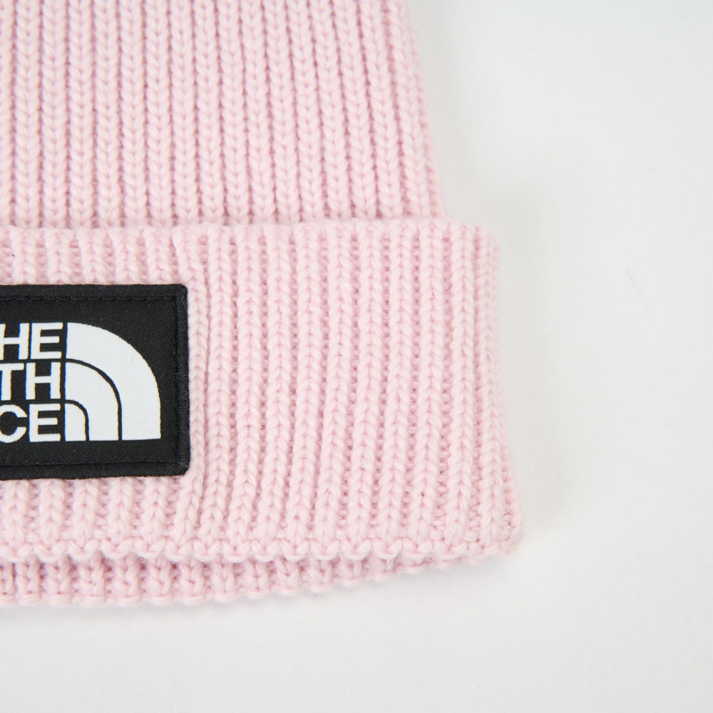 The North Face北面兒童粉色舒適保暖毛帽｜8CGUBP6