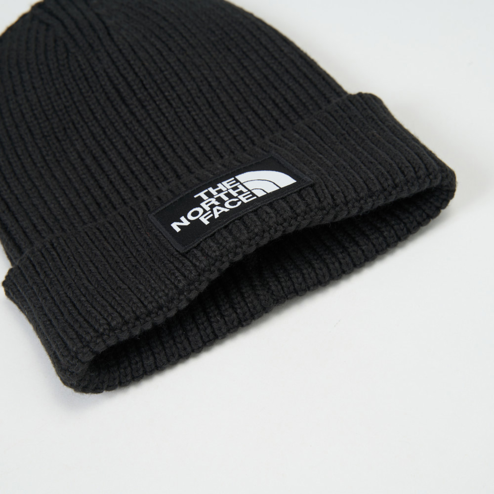 The North Face北面兒童黑色舒適保暖毛帽｜8CGUJK3