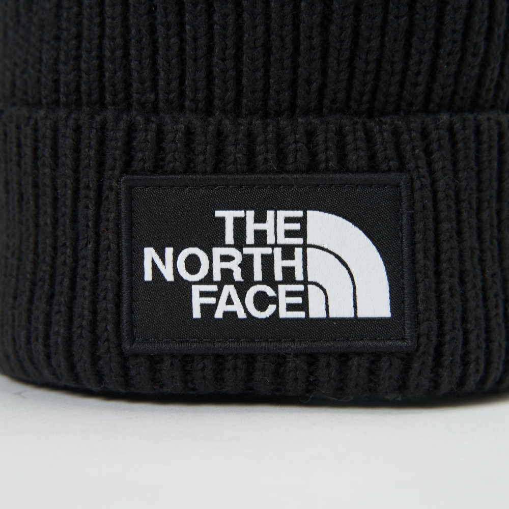 The North Face北面兒童黑色舒適保暖毛帽｜8CGUJK3