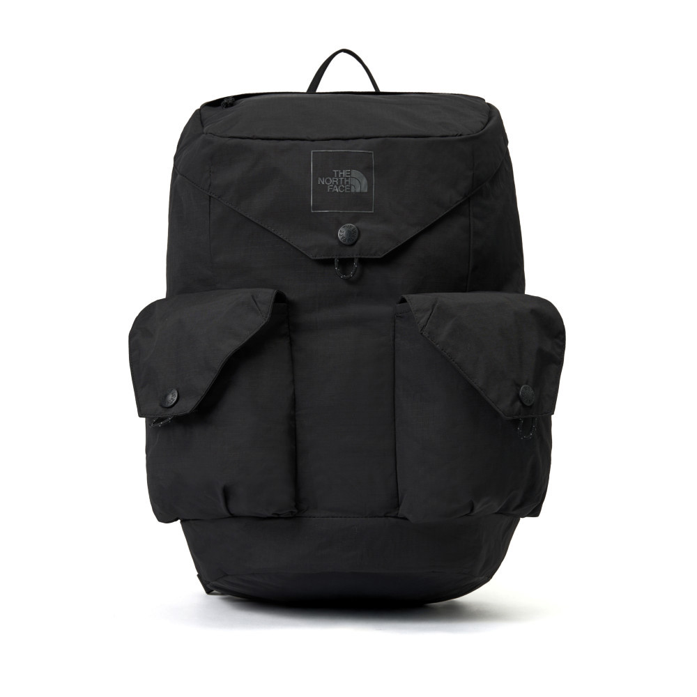 The North Face北面男女款黑色大容量休閒後背包｜8EERJK3
