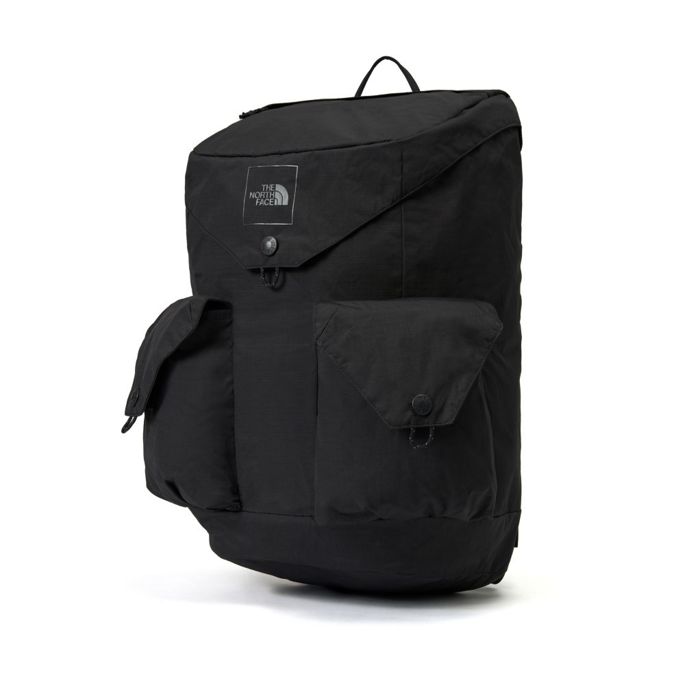 The North Face北面男女款黑色大容量休閒後背包｜8EERJK3