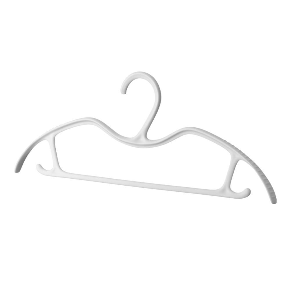 懶角落無痕衣架-短頸 (10入)