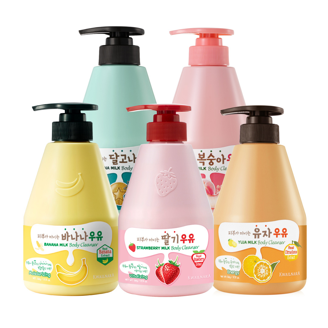 Kwailnara牛奶沐浴乳560ml-多款任選