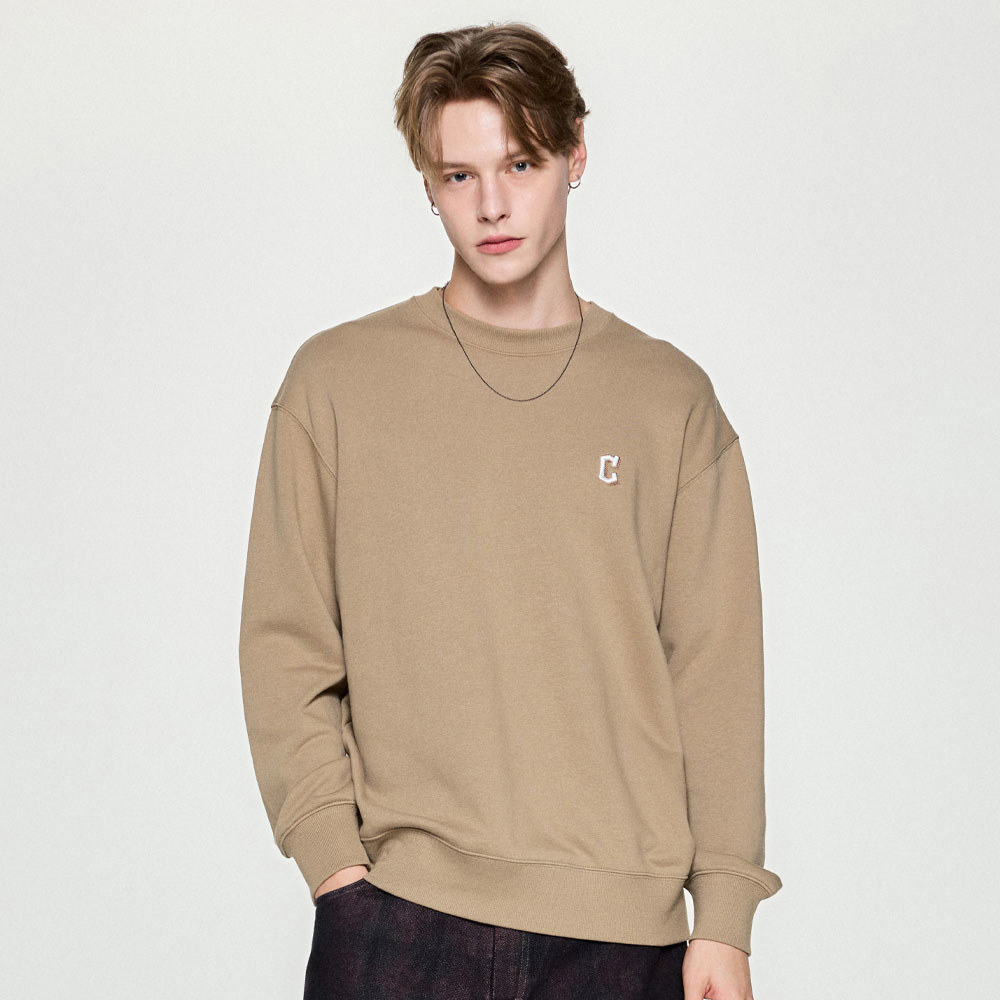 MLB 小Logo長袖大學T 克里夫蘭守護者隊 (3AMTB0154-45BGD)