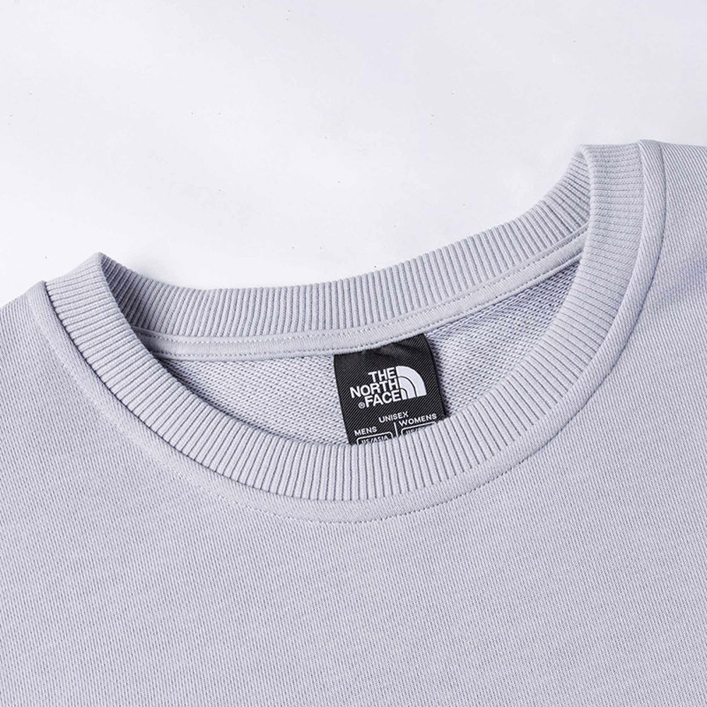 【uncle belly】The North Face北面男女款紫色趣味印花長袖大學T｜8HNFBOB