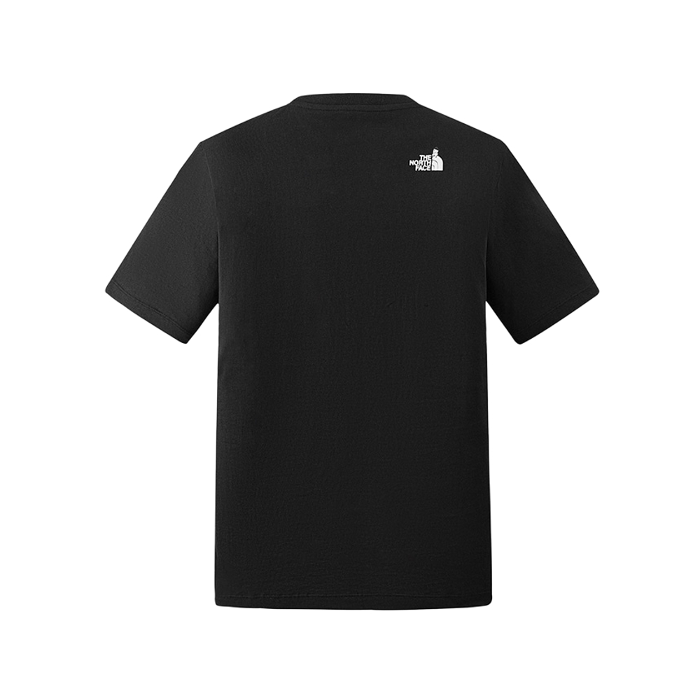 【uncle belly】The North Face北面男女款黑色趣味印花短袖T恤｜8HNEJK3