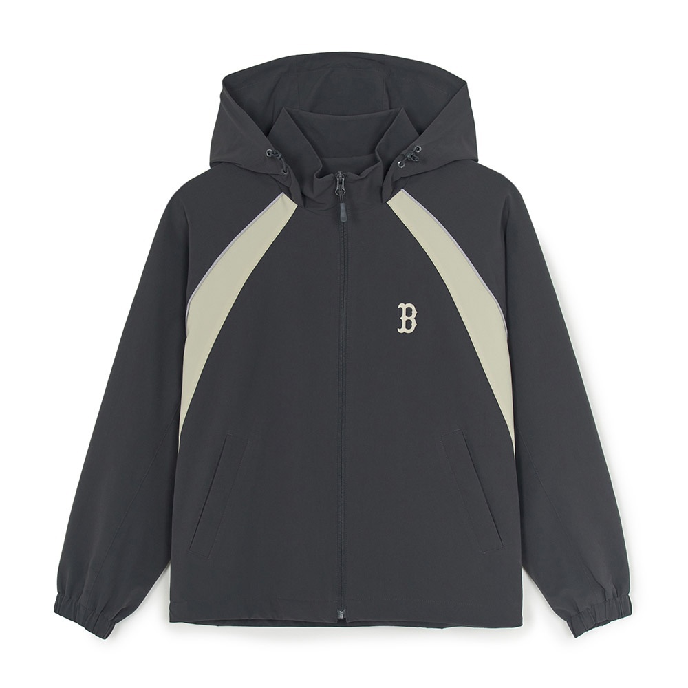 MLB 抗UV連帽防風外套 Varsity系列 波士頓紅襪隊 (3AWJV0154-43CGS)