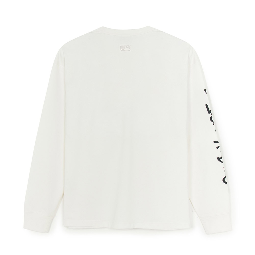 MLB 抗UV機能寬版長袖T恤 波士頓紅襪隊 (3ATSB1054-43IVS)