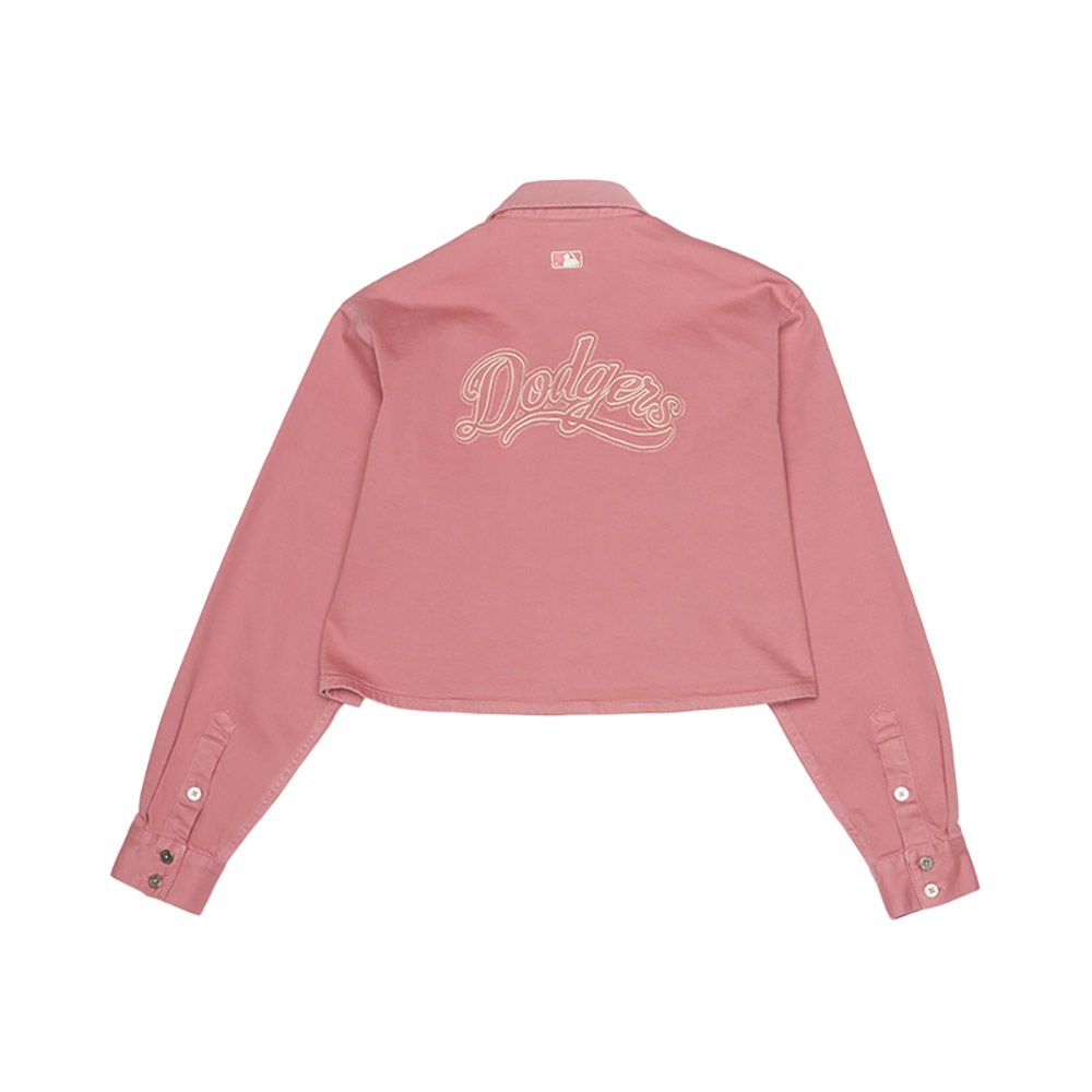 MLB Korea MLB 女版牛仔丹寧襯衫 Varsity系列 洛杉磯道奇隊 (3FDRV0154-07C