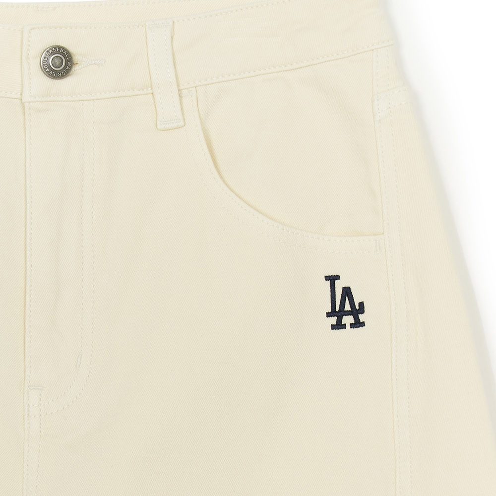 MLB 女版丹寧牛仔褲 Varsity系列 洛杉磯道奇隊 (3FDPV0154-07CRS)