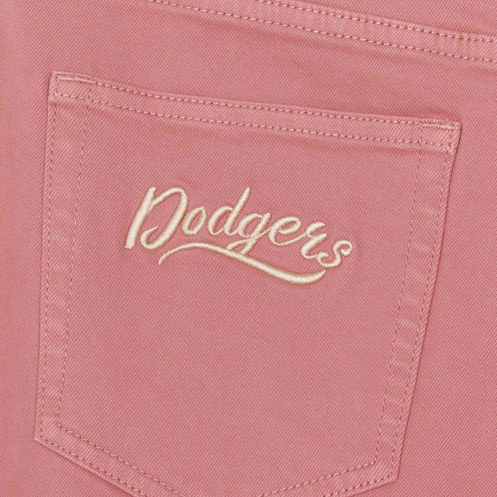 MLB 女版丹寧牛仔褲 Varsity系列 洛杉磯道奇隊 (3FDPV0154-07COS)