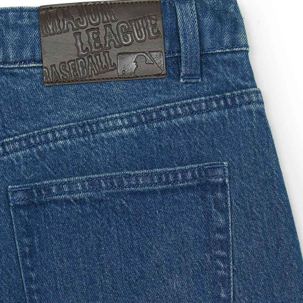 MLB 女版丹寧牛仔褲 Varsity系列 紐約洋基隊 (3FDPV0154-50INS)