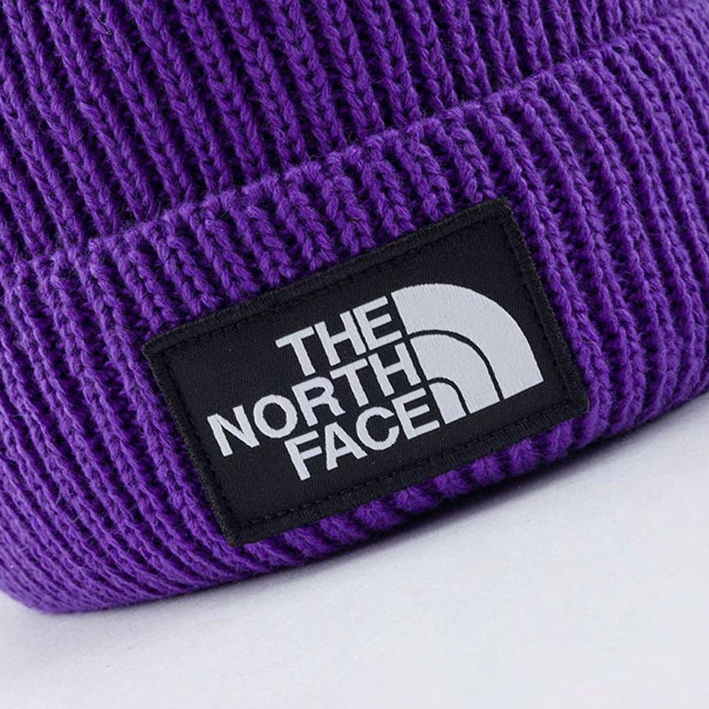 The North Face北面男女款紫色舒適保暖毛帽｜8CHENL4