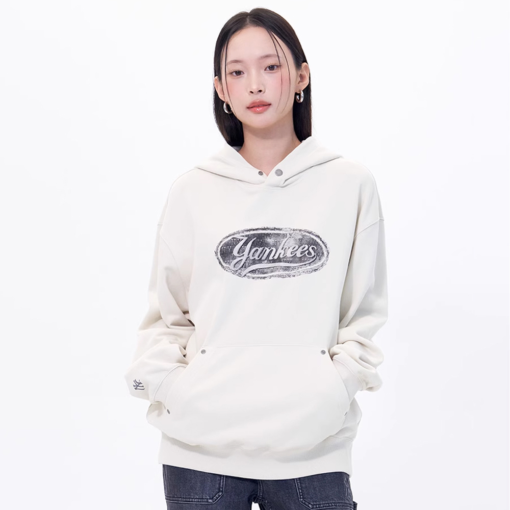 MLB Korea MLB 丹寧連帽上衣 帽T Monogram系列 紐約洋基隊 (3AHDM0654-50CR