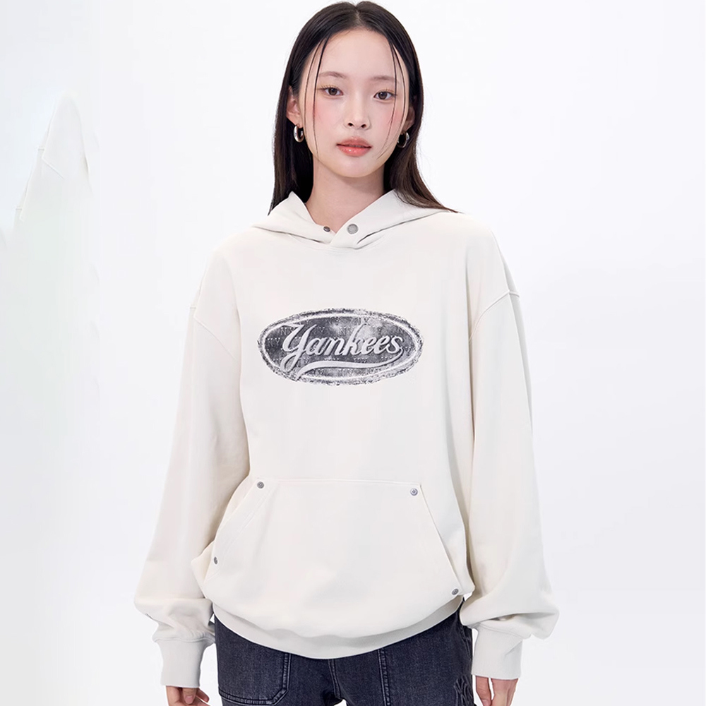 MLB 丹寧連帽上衣 帽T Monogram系列 紐約洋基隊 (3AHDM0654-50CRS)