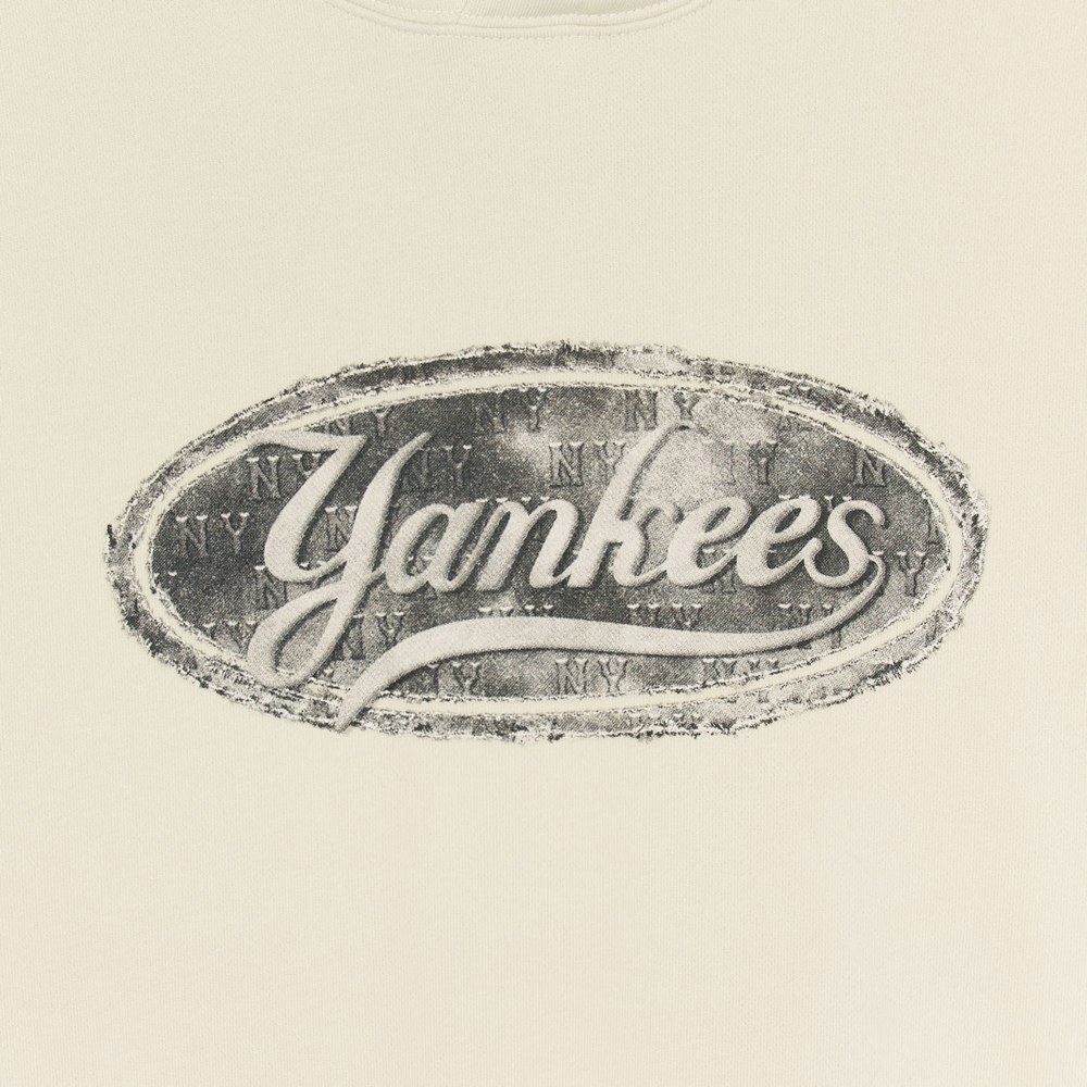 MLB 丹寧連帽上衣 帽T Monogram系列 紐約洋基隊 (3AHDM0654-50CRS)