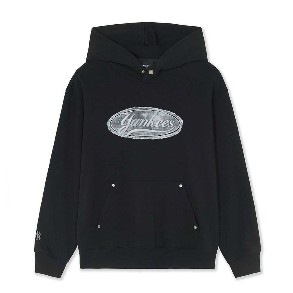 MLB 丹寧連帽上衣 帽T Monogram系列 紐約洋基隊 (3AHDM0654-50BKS)