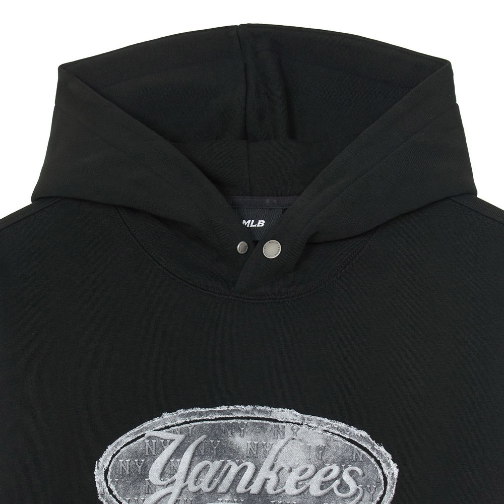 MLB 丹寧連帽上衣 帽T Monogram系列 紐約洋基隊 (3AHDM0654-50BKS)