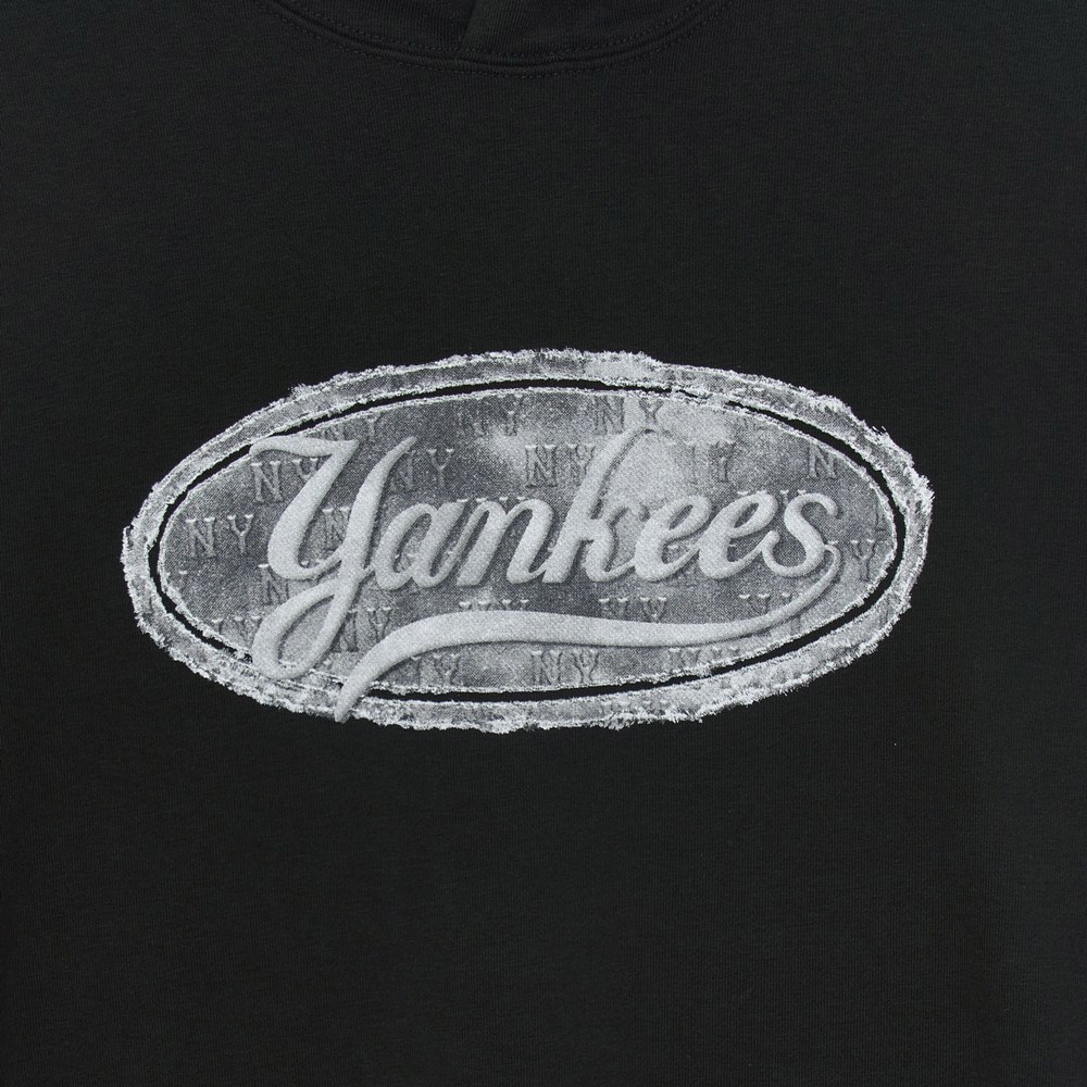 MLB 丹寧連帽上衣 帽T Monogram系列 紐約洋基隊 (3AHDM0654-50BKS)