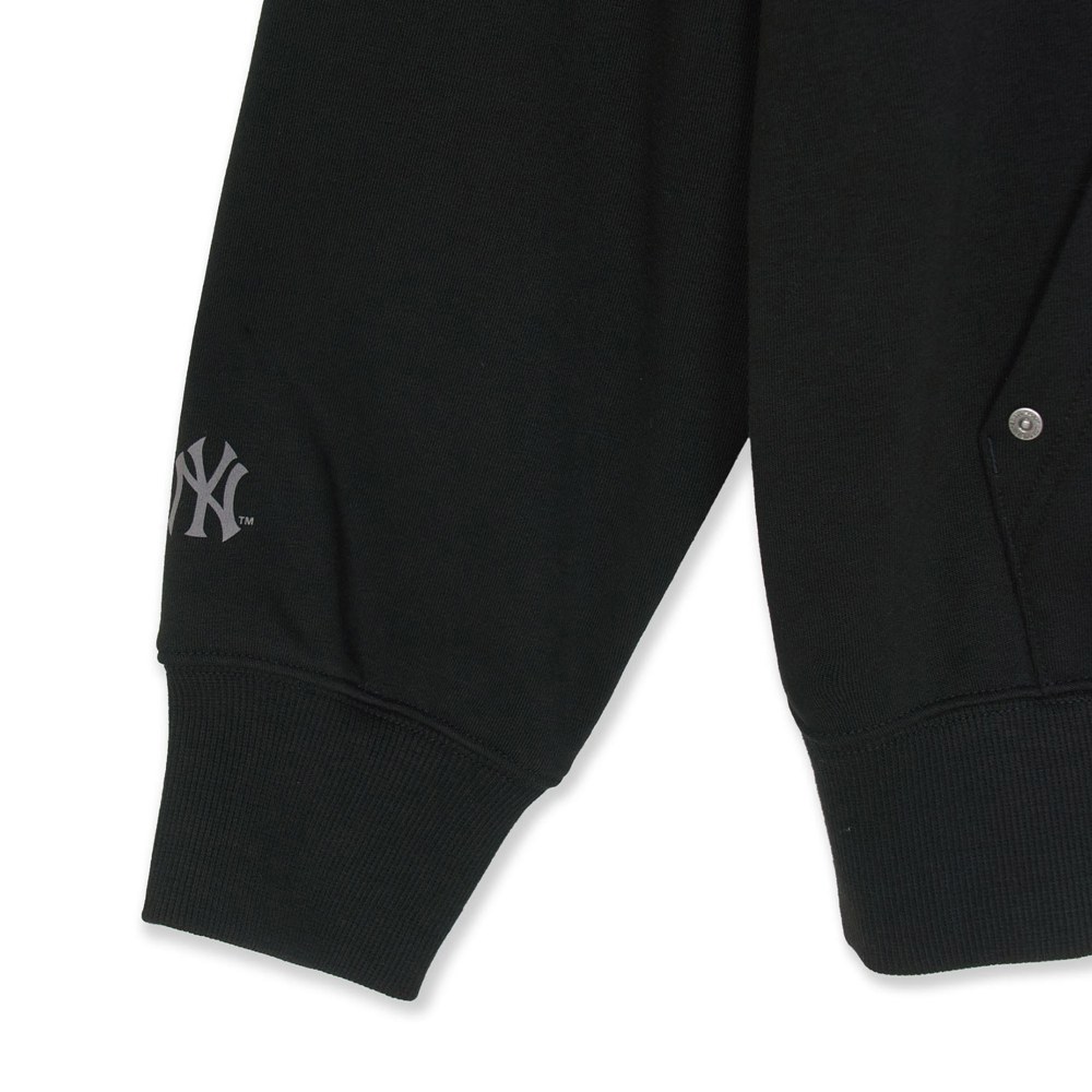 MLB 丹寧連帽上衣 帽T Monogram系列 紐約洋基隊 (3AHDM0654-50BKS)