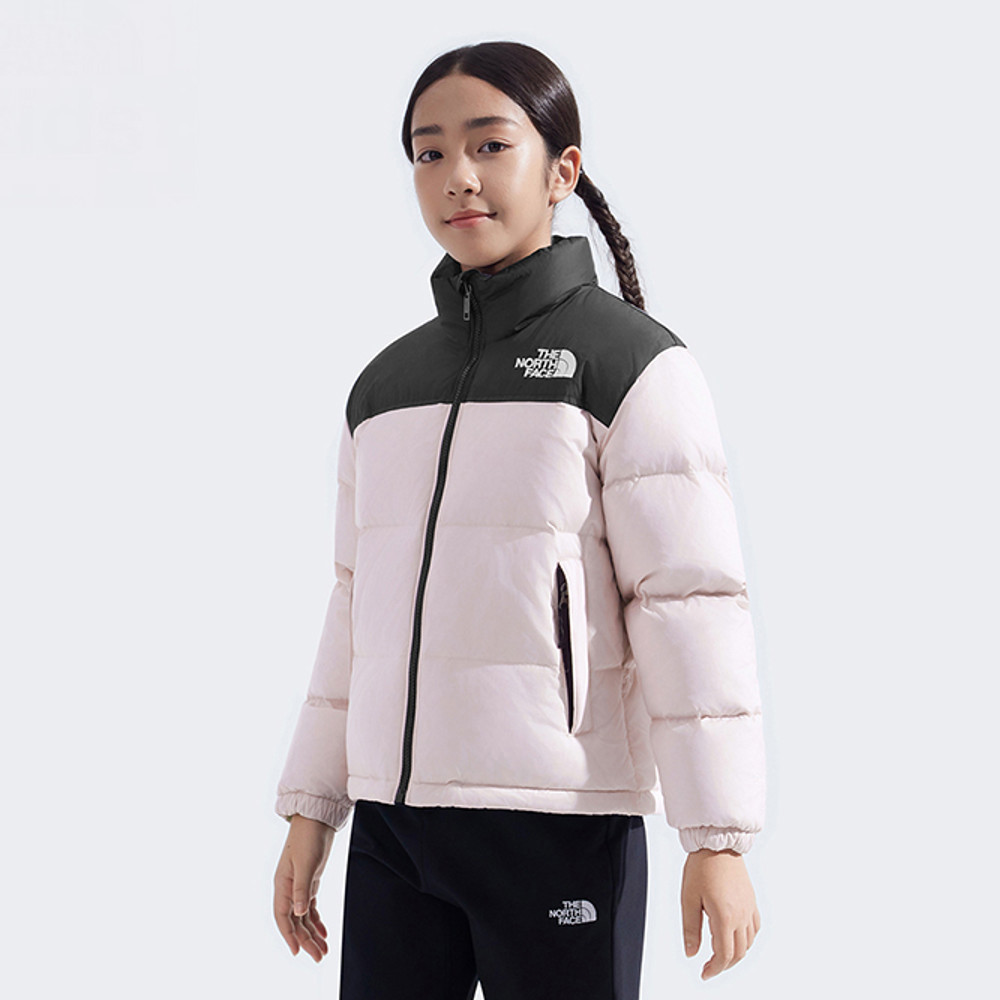 經典1996兒童粉色DWR防潑水羽絨外套｜8A4CBP6