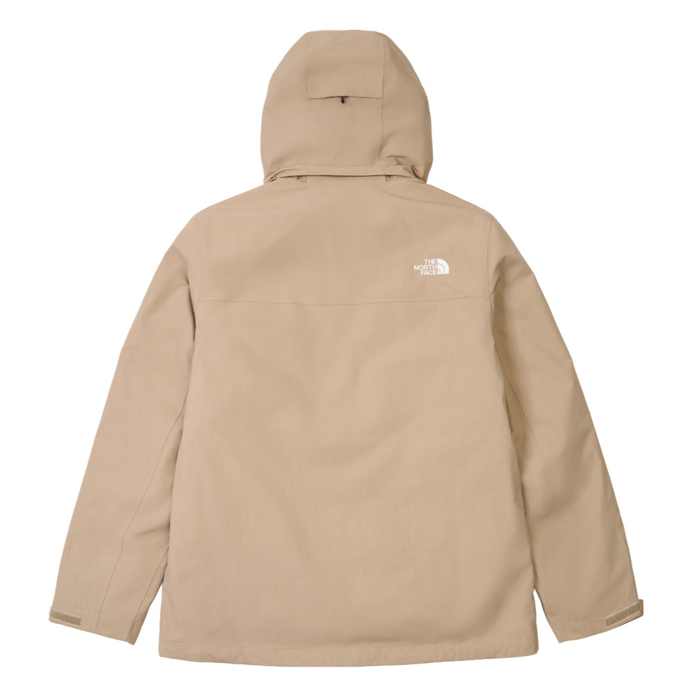 The North Face北面男款棕色DRYVENT防水羽絨內裡三合一外套｜81QSBOX