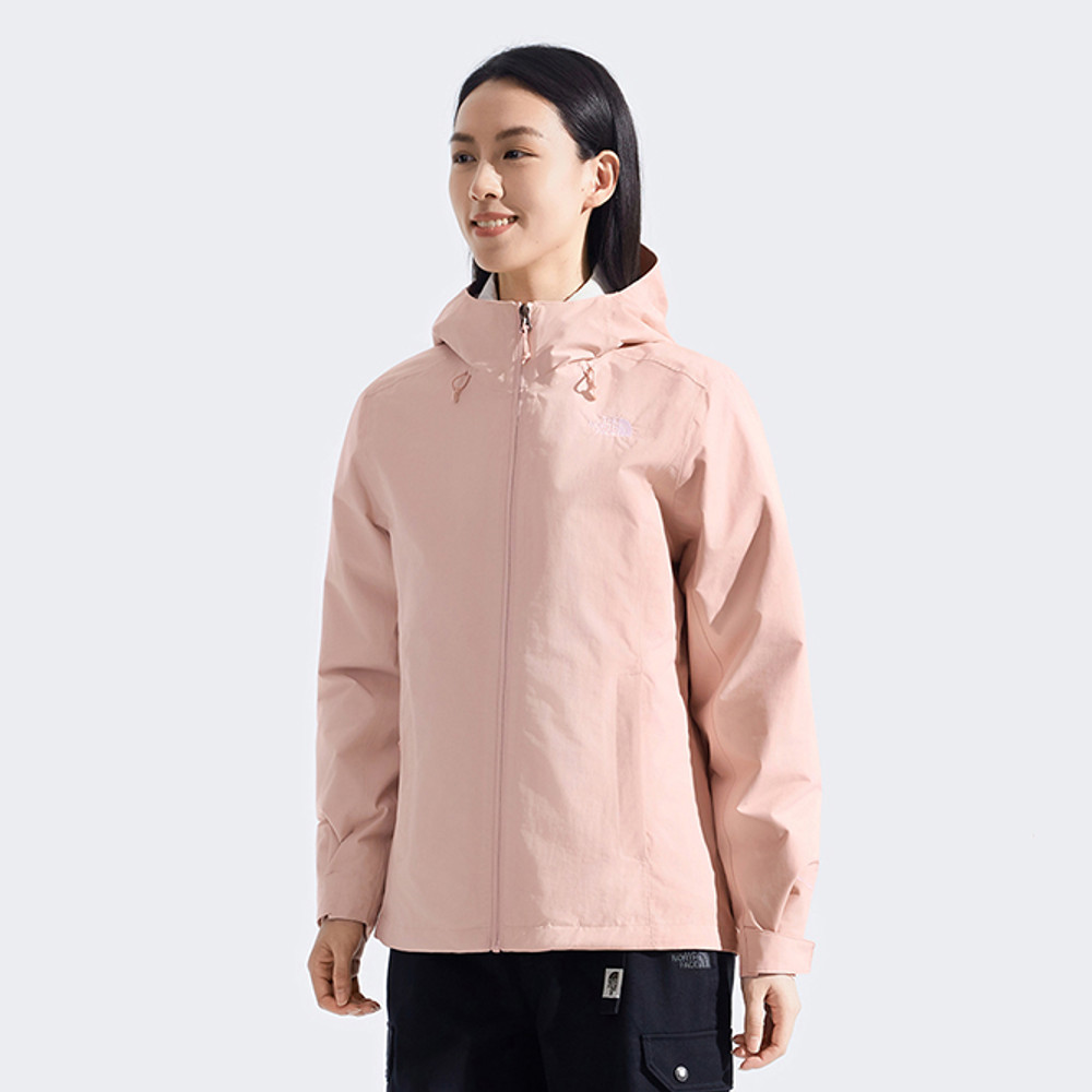 The North Face北面女款粉紅色DRYVENT防水羽絨內裡三合一外套｜8GK67OZ