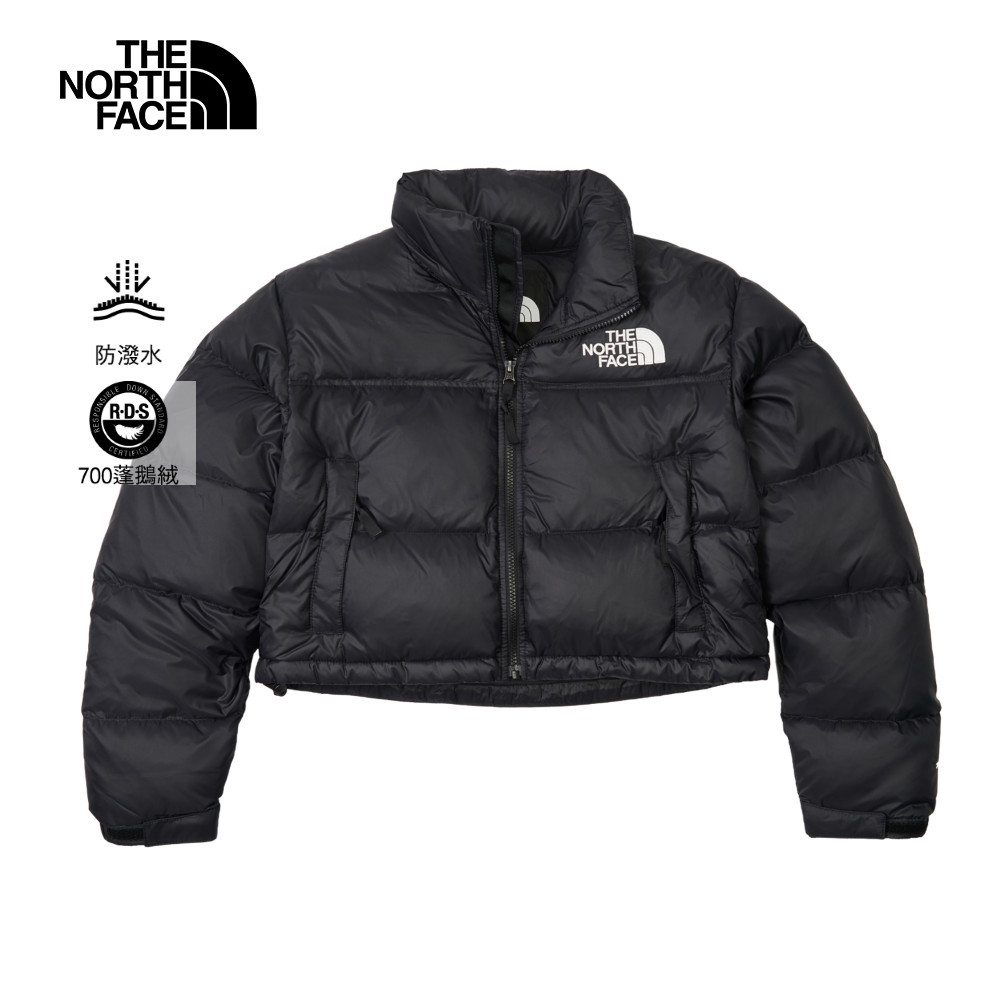 經典ICON女款黑色DWR防潑水羽絨外套｜5GGEGOG