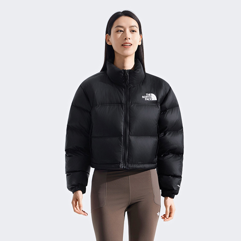 經典ICON女款黑色DWR防潑水羽絨外套｜5GGEGOG