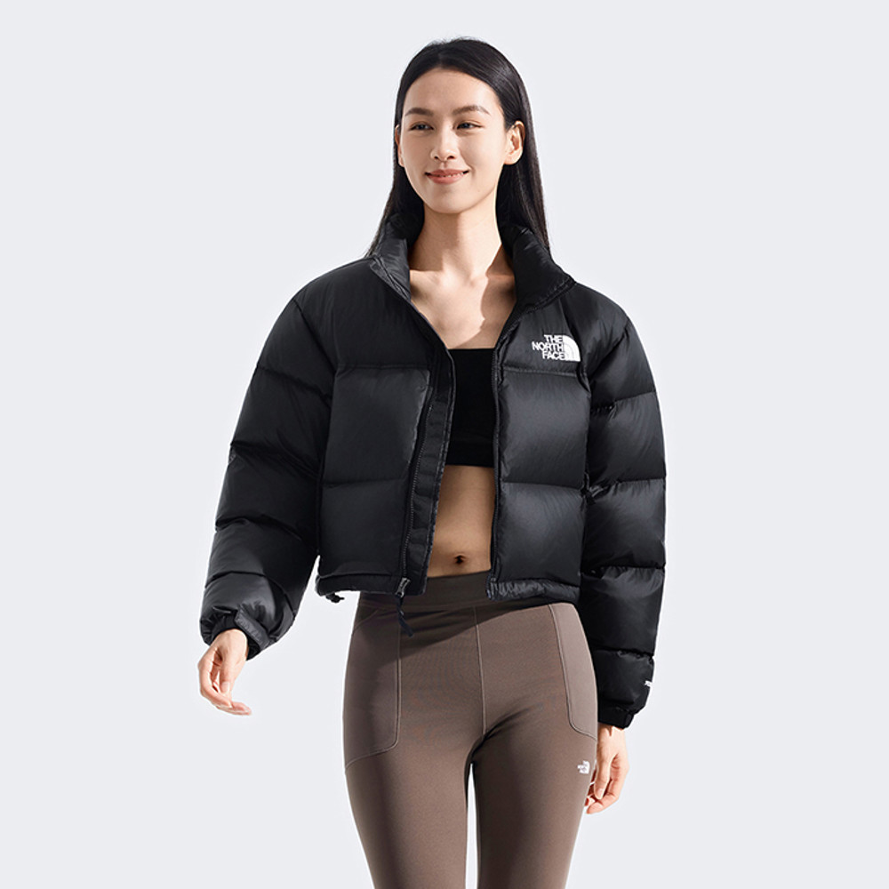 經典ICON女款黑色DWR防潑水羽絨外套｜5GGEGOG