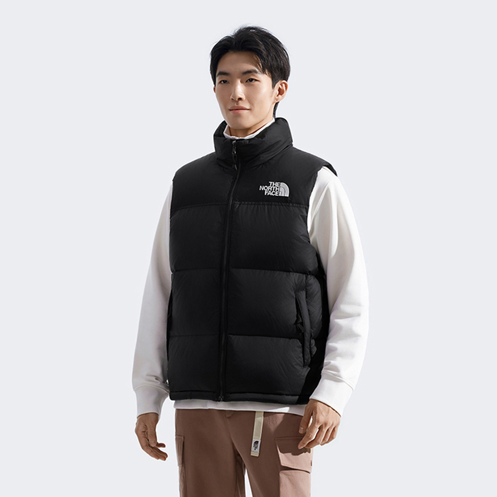 經典1996男款黑色DWR防潑水羽絨背心｜3JQQGOF