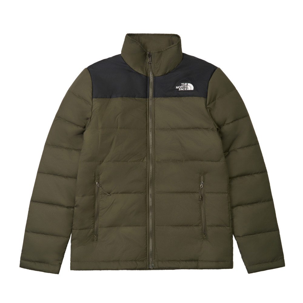 The North Face北面男款灰褐色DRYVENT防水羽絨內裡三合一外套｜8GJZ21L