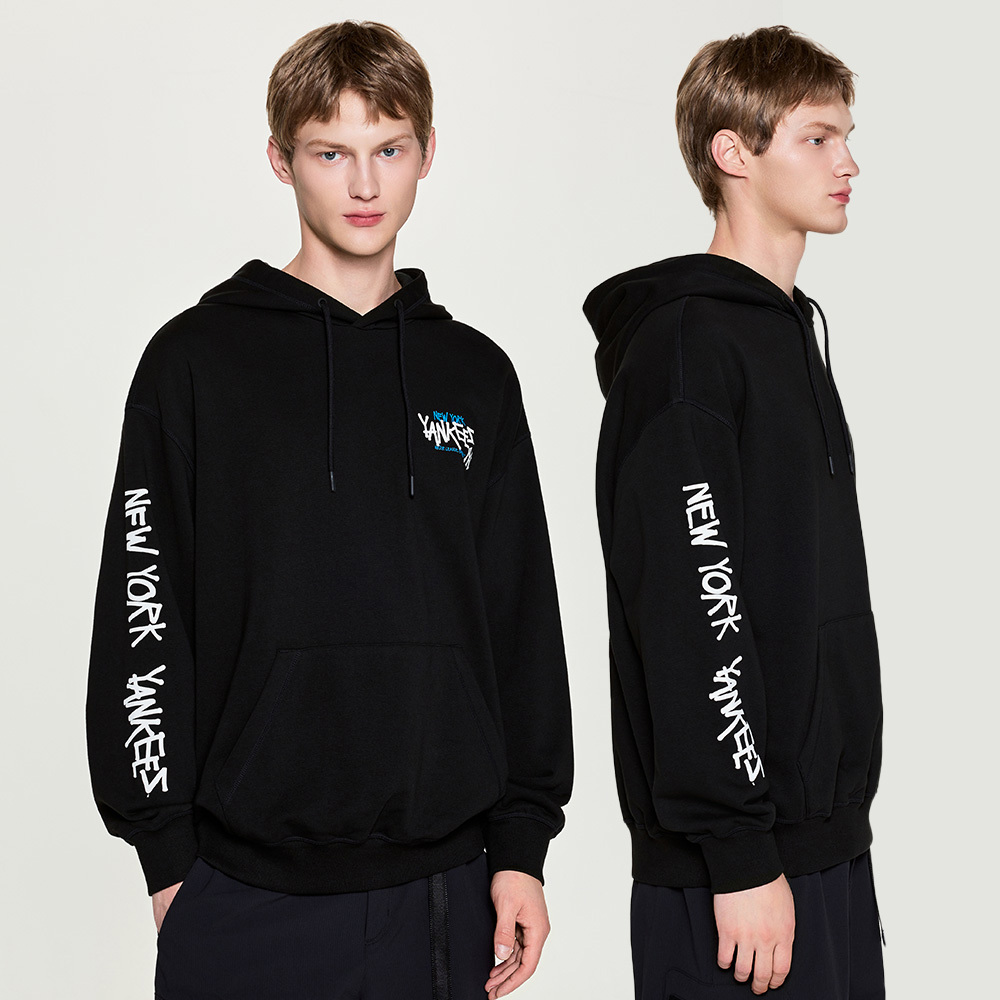 MLB  連帽上衣 帽T  紐約洋基隊 (3AHDB1454-50BKS)