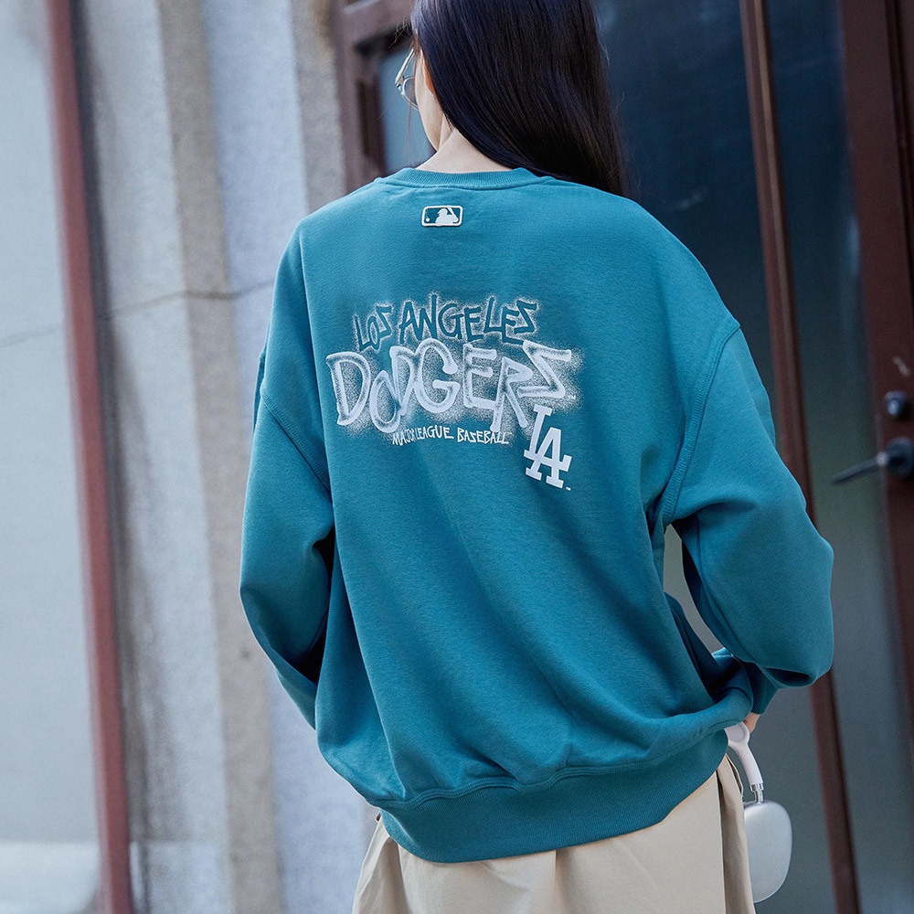 MLB 背後大Logo長袖大學T 洛杉磯道奇隊 (3AMTB3154-07MTD)