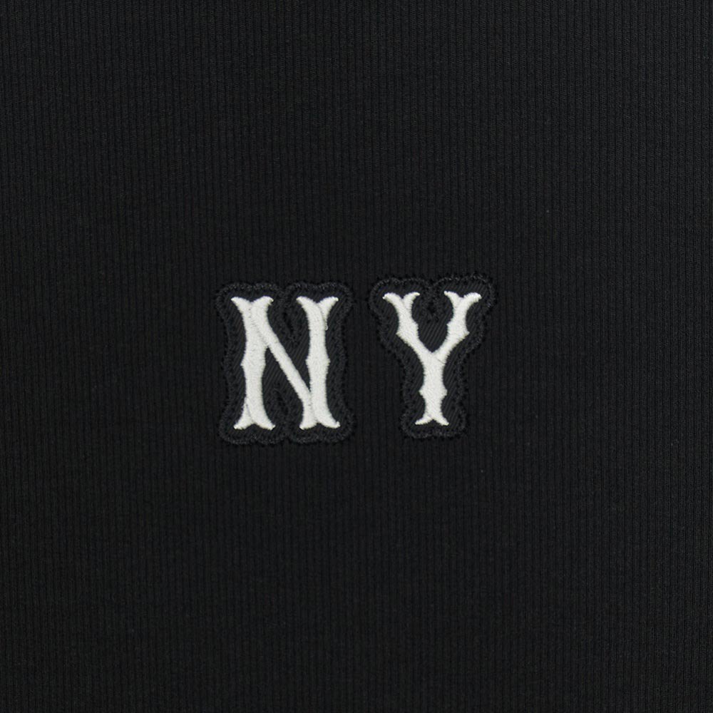 MLB 女版長袖緊身上衣  紐約洋基隊 (3FTSB0354-50BKS)