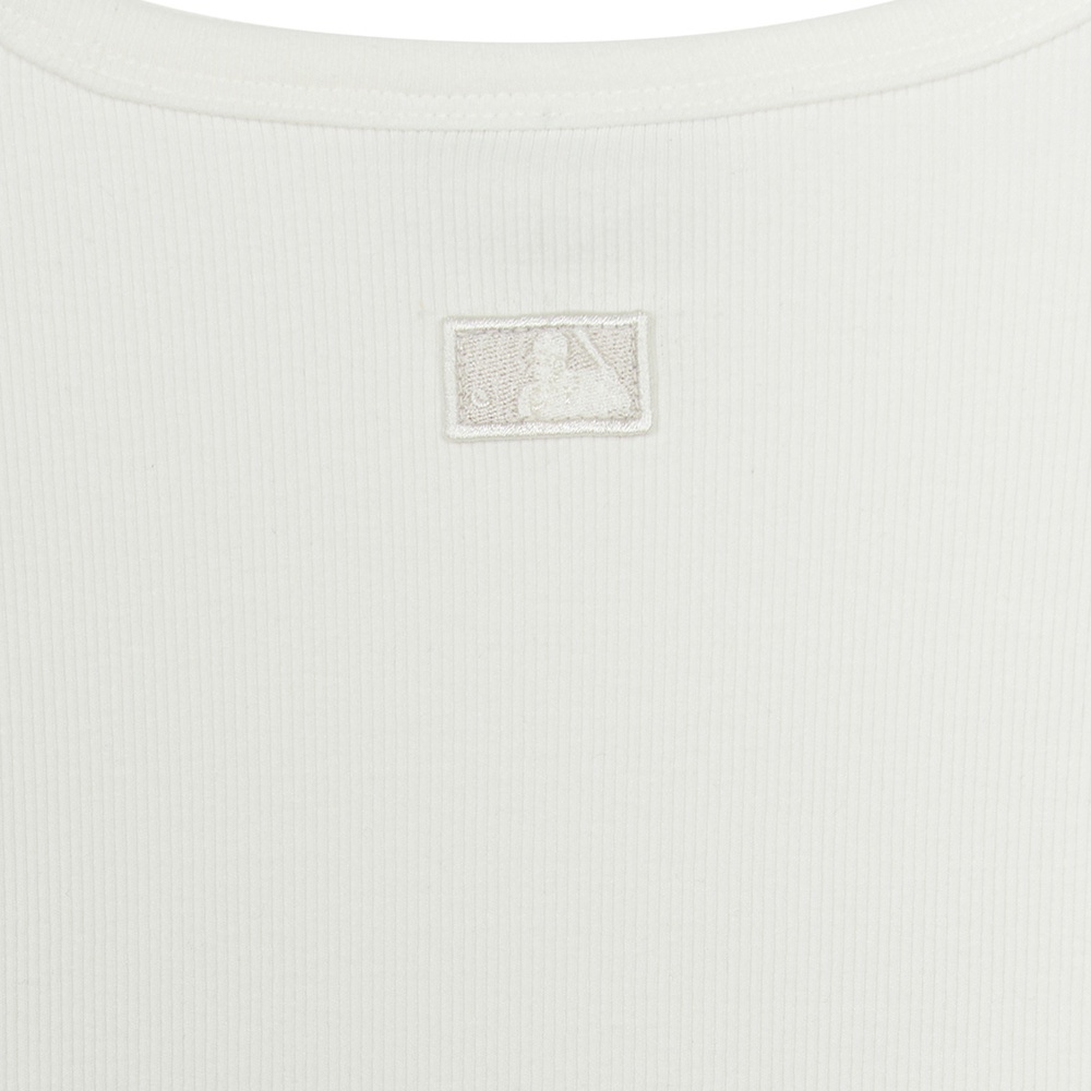 MLB 女版長袖緊身上衣  紐約洋基隊 (3FTSB0354-50IVS)