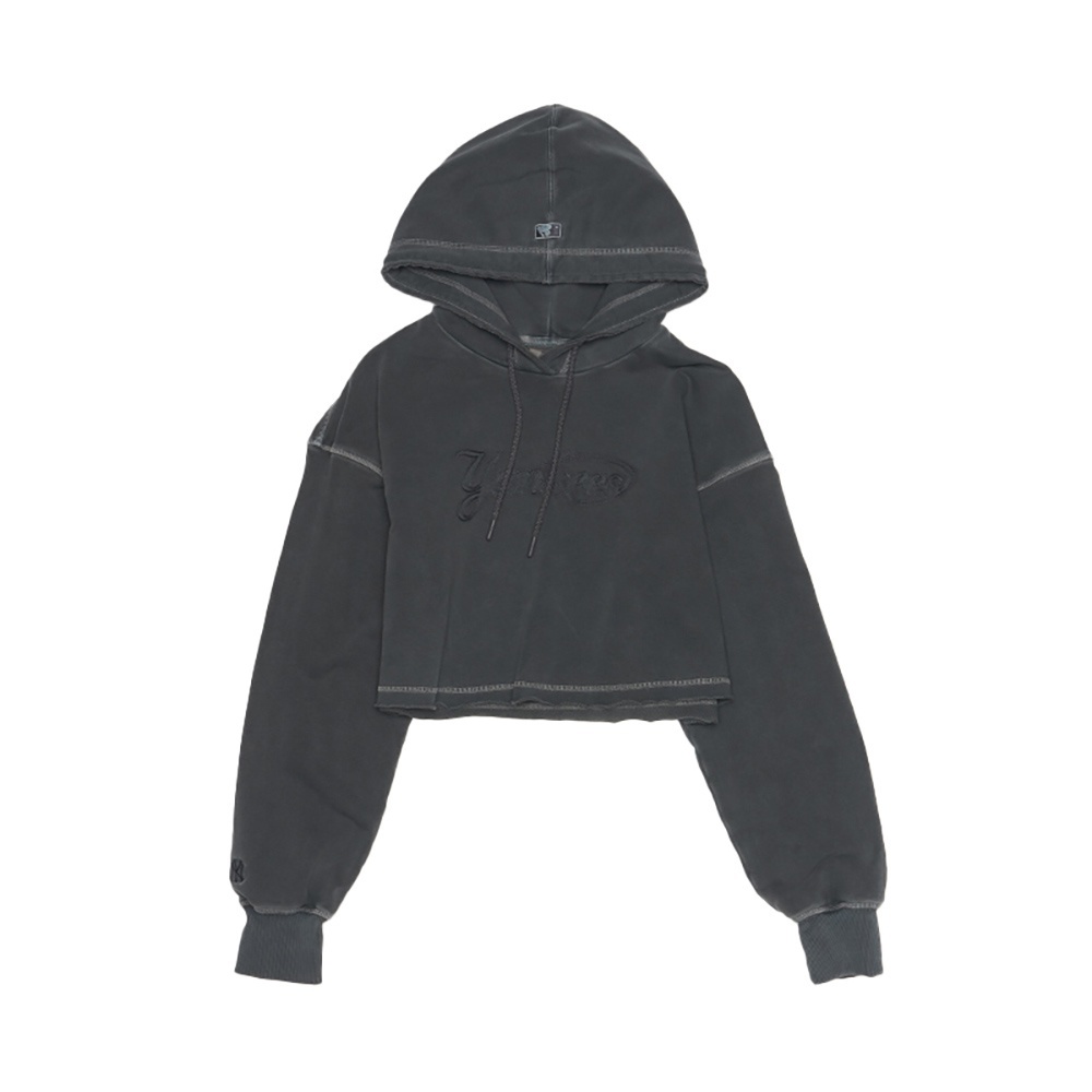 MLB Korea MLB 女版短版連帽上衣 紐約洋基隊 (3FHDB0854-50CGS)｜動感運動