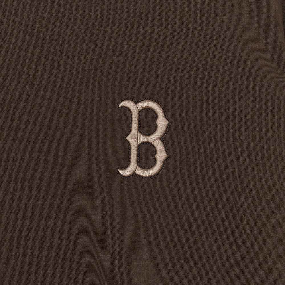 MLB 背後大Logo長袖大學T Monogram系列 波士頓紅襪隊 (3AMTM0654-43BRS)