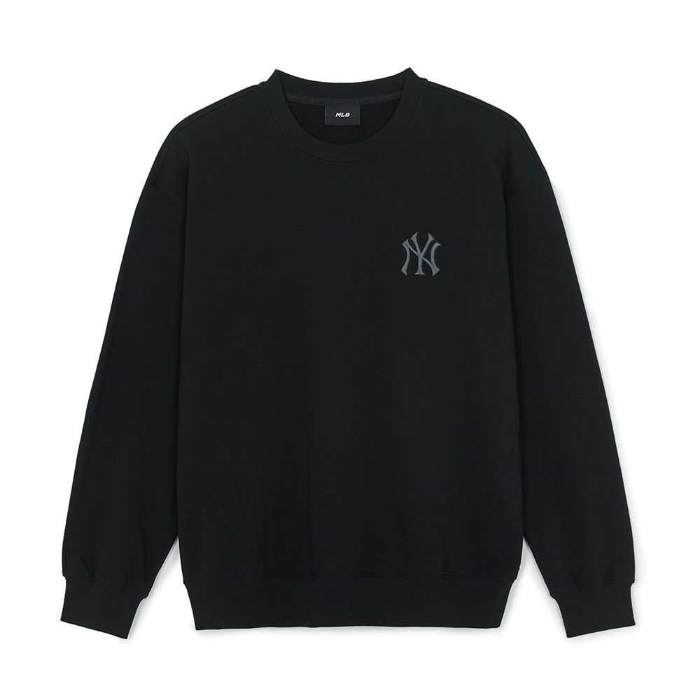 MLB 背後大Logo長袖大學T Monogram系列 紐約洋基隊 (3AMTM0654-50BKS)